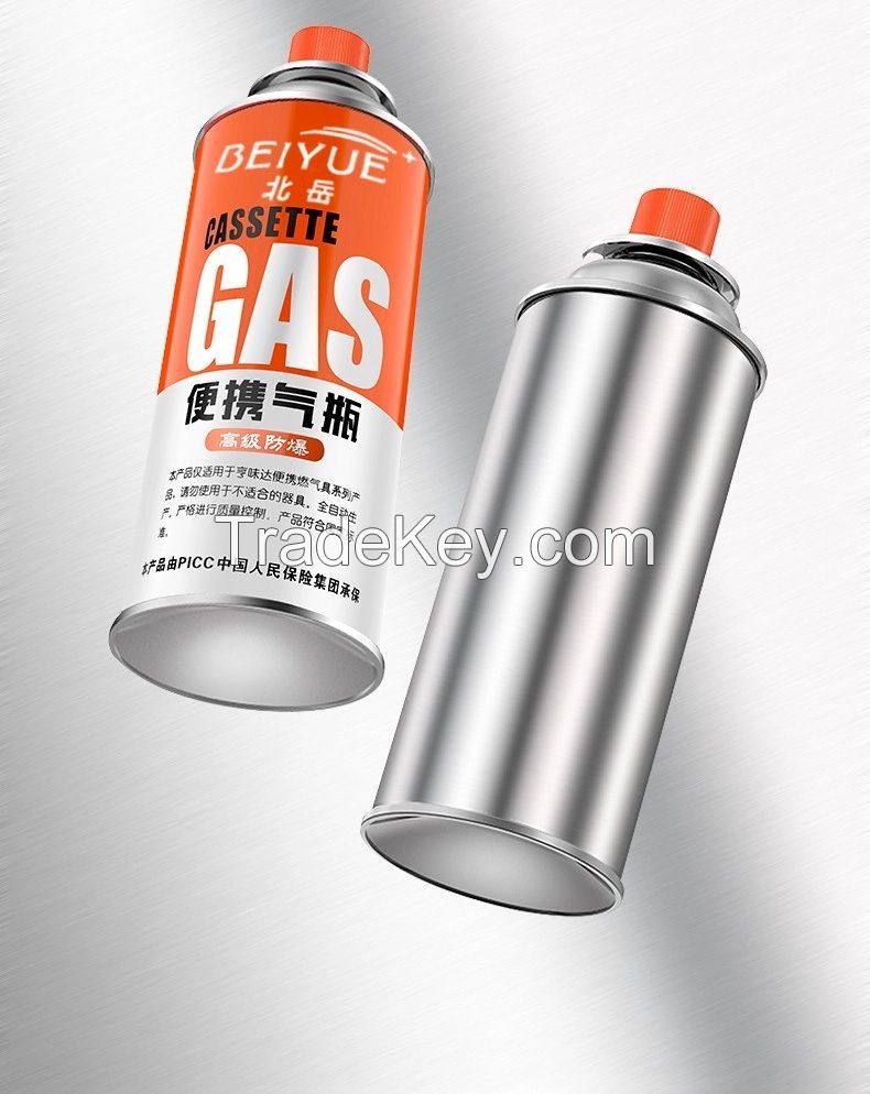 Butane Gas Aerosol Tinplate Can 450 220ml