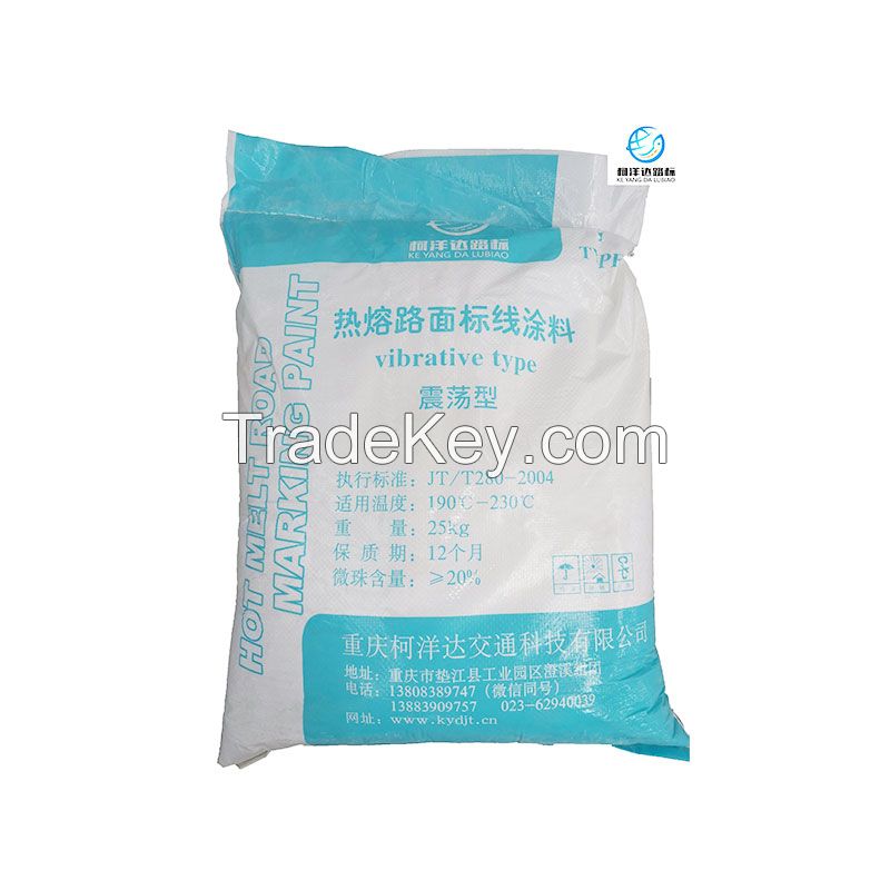 Keyangda Hot melt road marking paint shock type, road construction materials, customized products