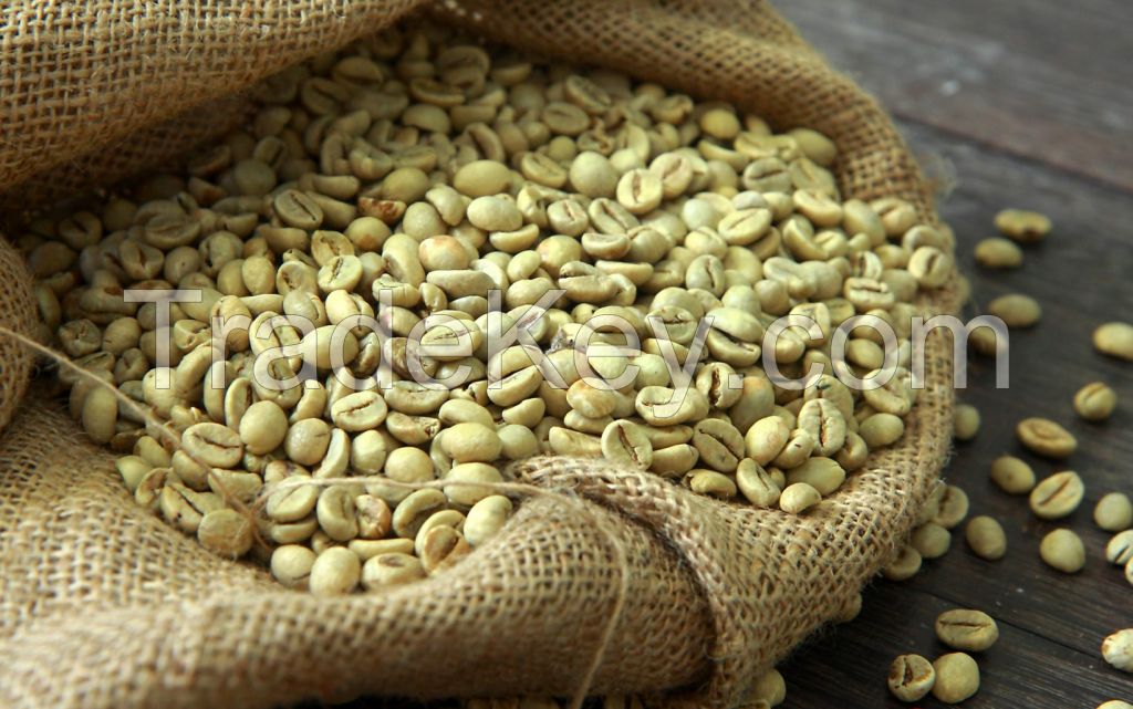 green coffee beans