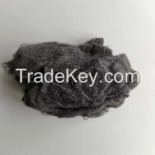 2.5D Black Reycled Polyester Staple Fiber