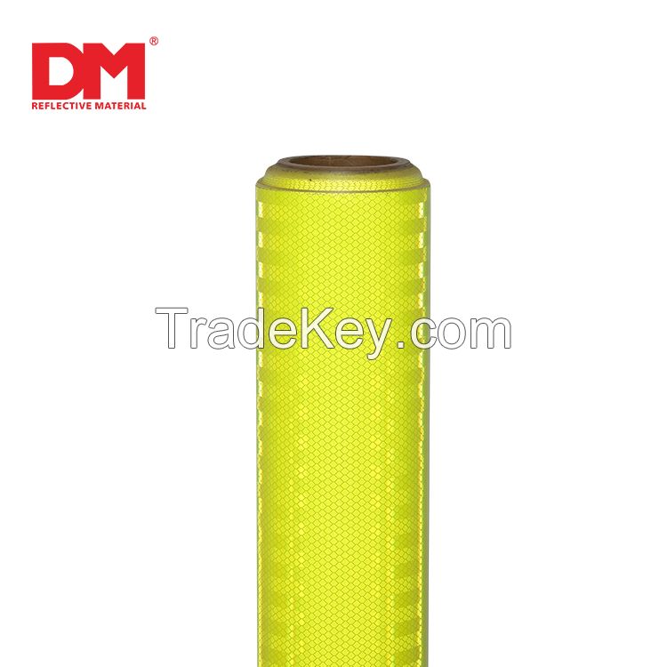 DM7600 Top Quality HIP reflective film For Guidance Signs Outdoor Use Traffic Signs