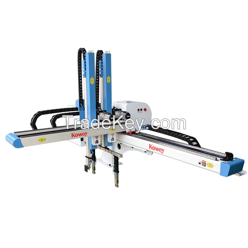 Kowey 5 Axis Telescopic Double Arm Full Servo Injection Robot Arm