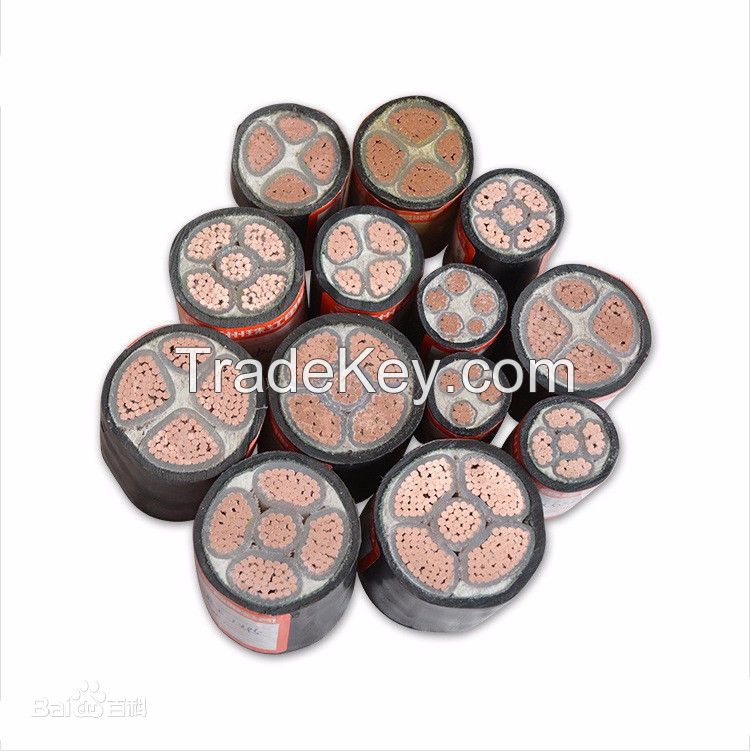 FEICHUN CABLE Halogen Free CU copper PVC cable multicore XLPE/PVC NYY/NAYY cable