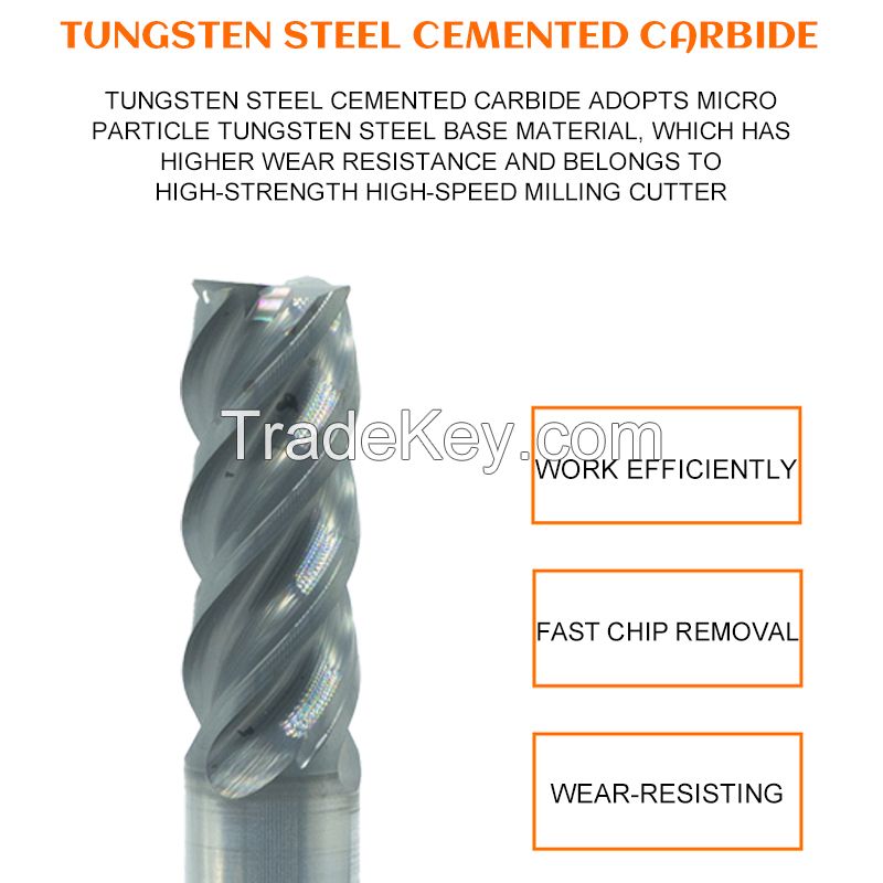 Super fast tungsten steel side milling cutter