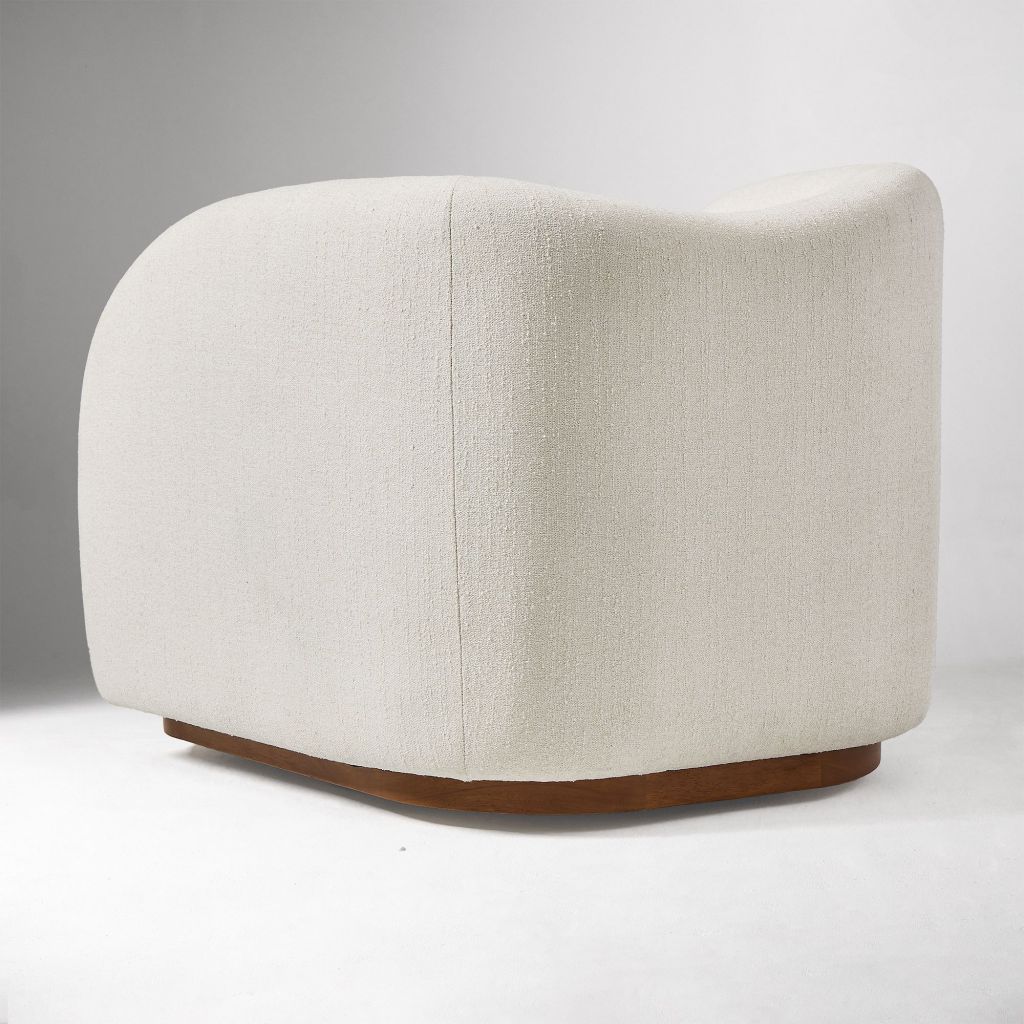 Yimi Fabric Kaufman Swivel Chair