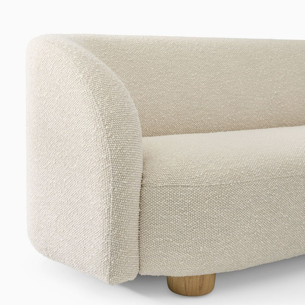 Yimi Modern Design Curvilinear Laurent Sofa 76''