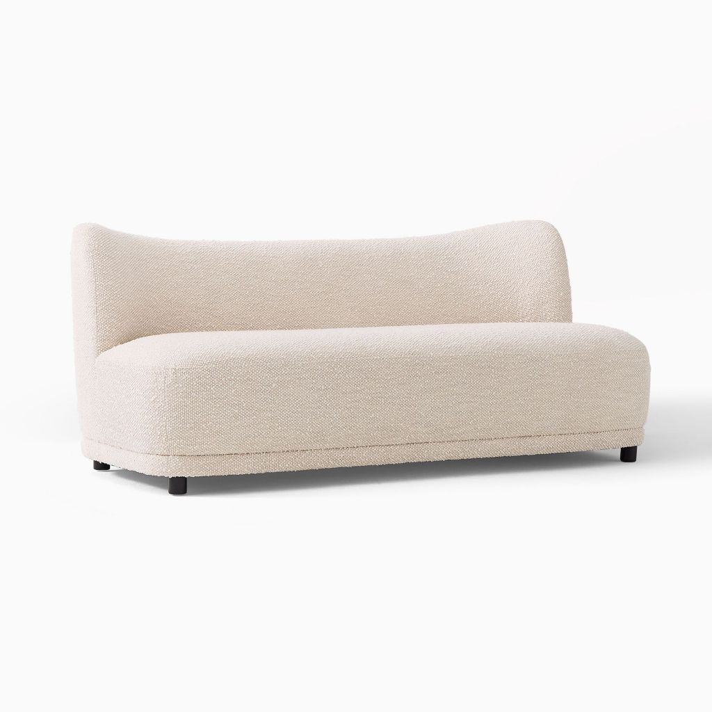 Yimi Modern Design Curvilinear Mella Sofa  70''