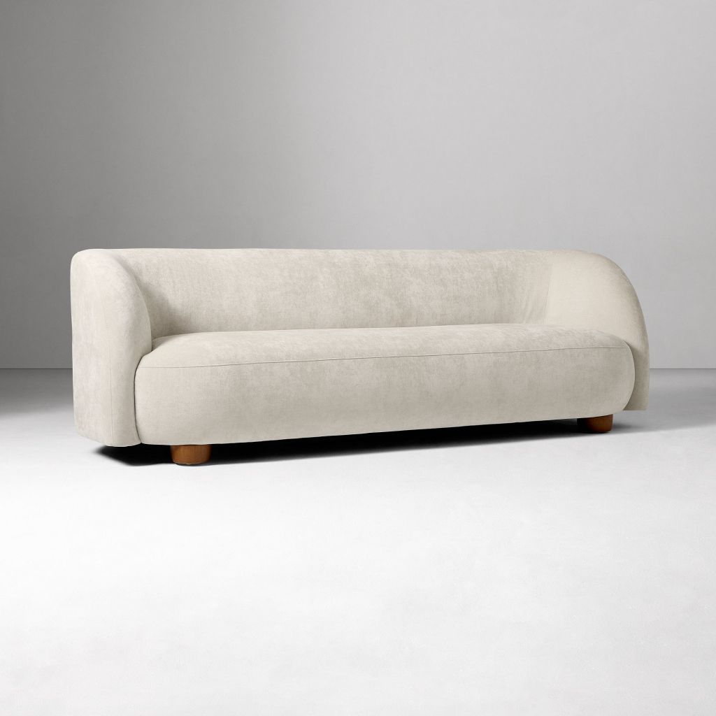 Yimi Modern Design Curvilinear Laurent Sofa 76''