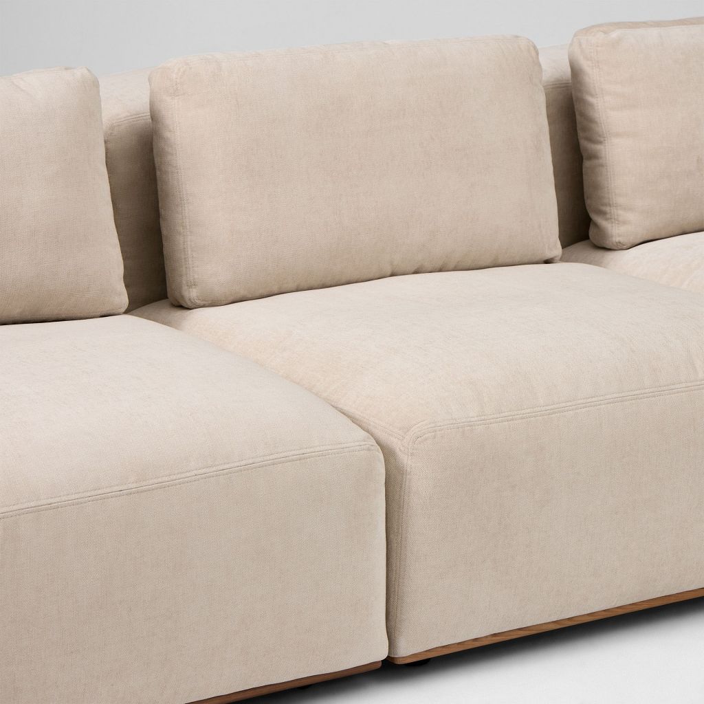 Yimi Modern Quinten Modular Armless Sofa  102''