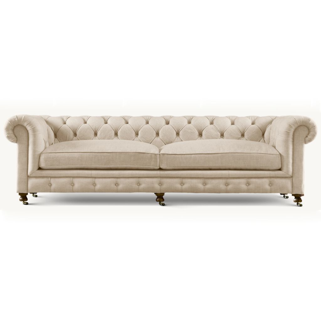Yimi Antique Kensington Sofa 96''