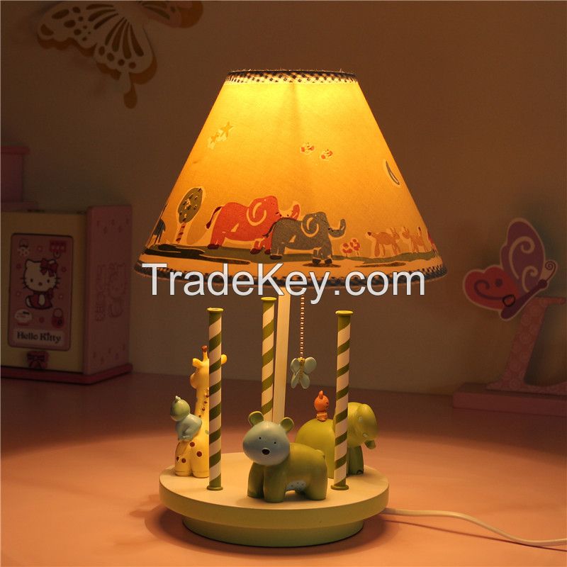 Cartoon Cute Pet Animal Bear Pig Cat Dog Recharge Battery Led Table Night Light Child Eye Protection Warm White Table Lamp