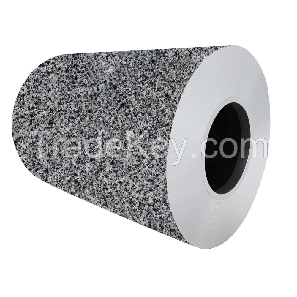 ppgi marble galvanized steel coil corrugated steel brick/marble grain steel ppgi