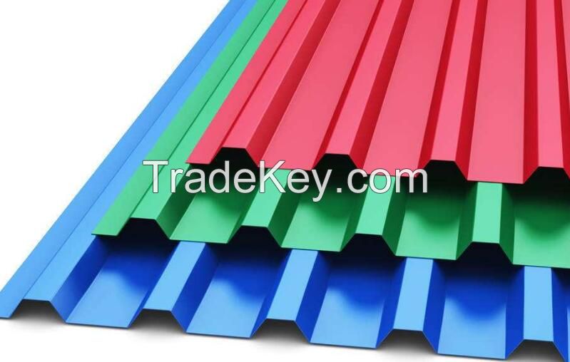 PPGI Corrugated Galvanized Sheet Zinc Aluminum Roof gi steel coil