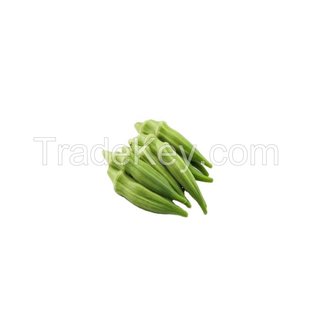 fresh frozen vegetables-okra whole lady finger okra 30-50 /40-60 Mm 10kg Carton/customer Request frozen cooked fresh okra