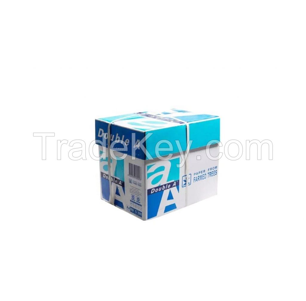 Wholesale custom private label white bond paper  8.5 x 11 100% 5 reams per box 70g 75g 80gsm white a4 paper copy