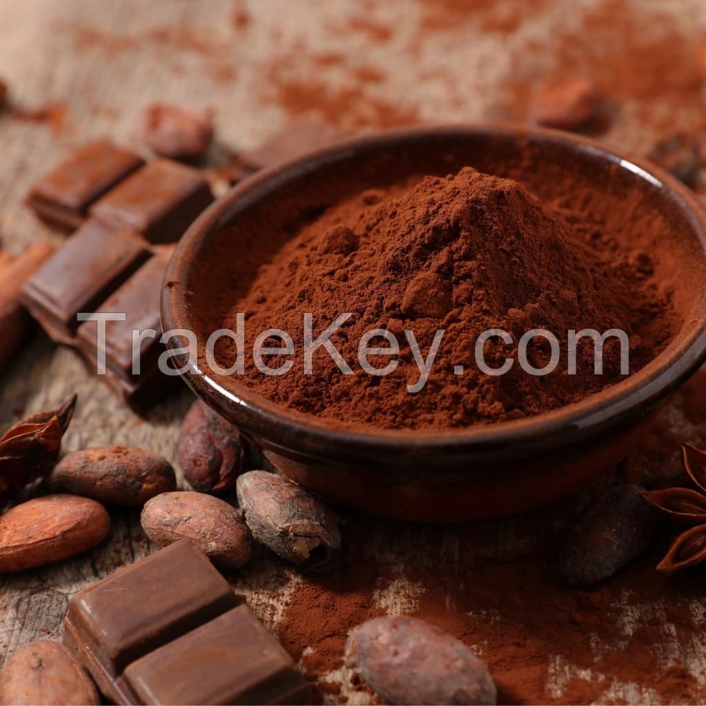 Bulk low fat 100% pure raw cocoa powder with best price chocolate powder cocoa black cocoa powder