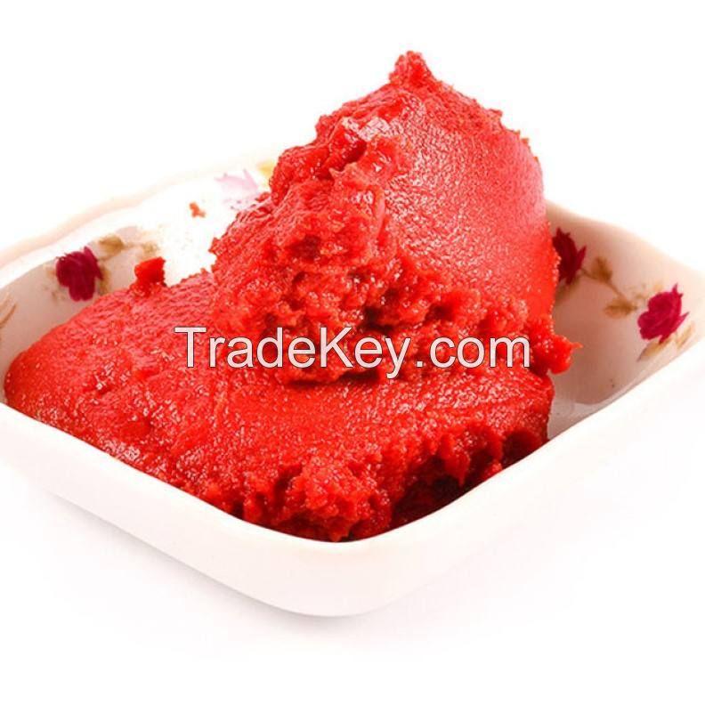 canned Tomato paste concentration cans for sale canned high fresh quality tin tomato paste manufacturer 2200g custom