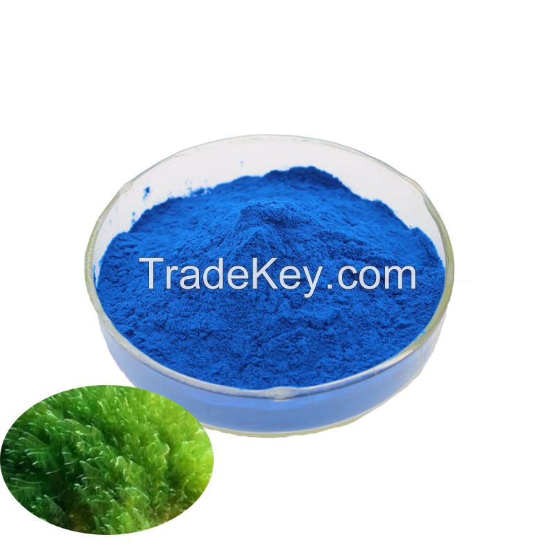 Natural Pigment Spirulina Extract Blue Powder Phycocyanin Food Grade Phycocyanin