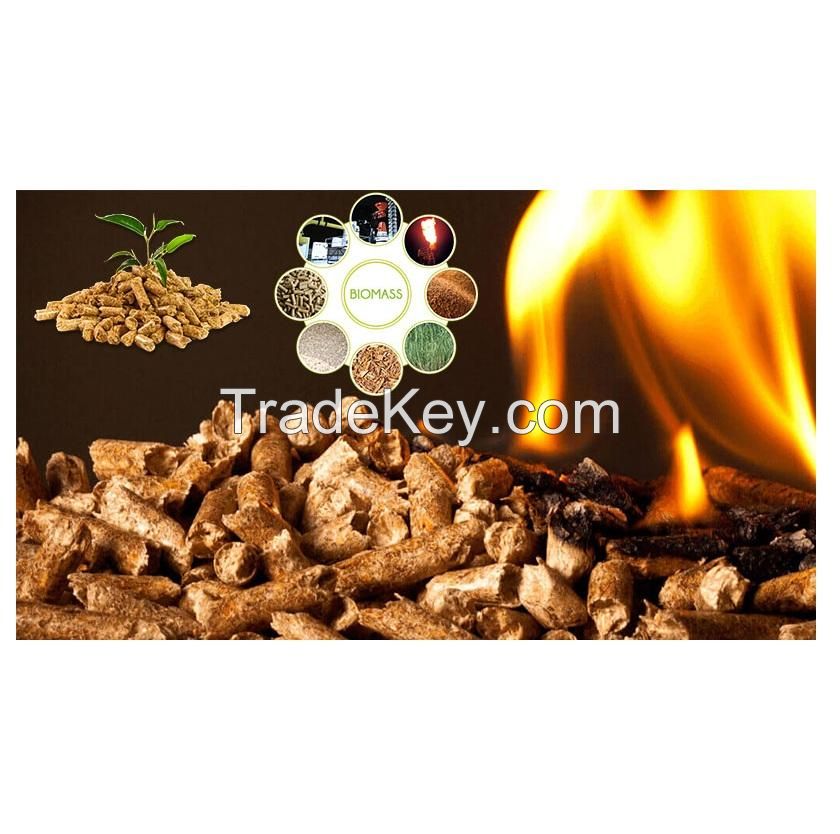 Wholesale Biomass Korean Pine Wood Pellet Fuel for Melting Aluminum & Heating Stoves, 4300-4850 Kcal/Kg