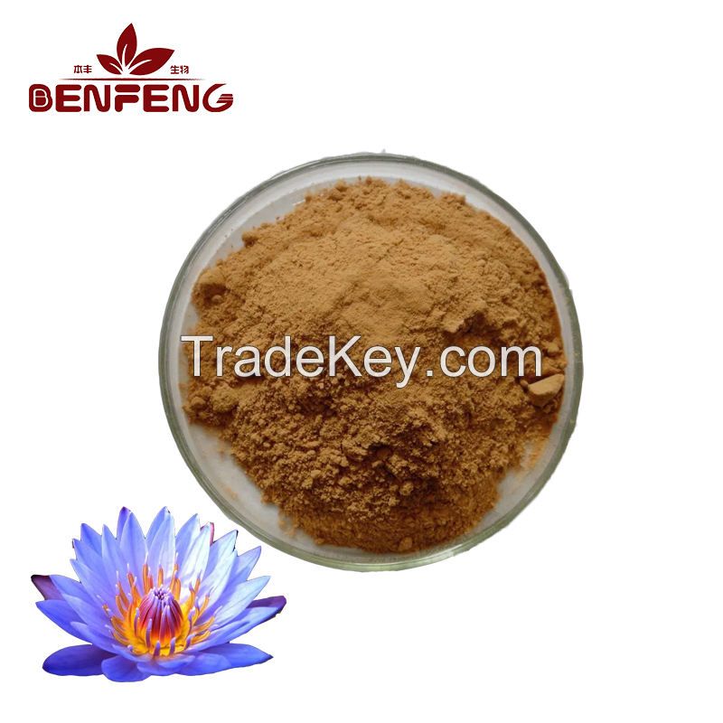 ISO Certification Blue Lotus Flower Extract Powder 10:1 Blue Lotus Extract