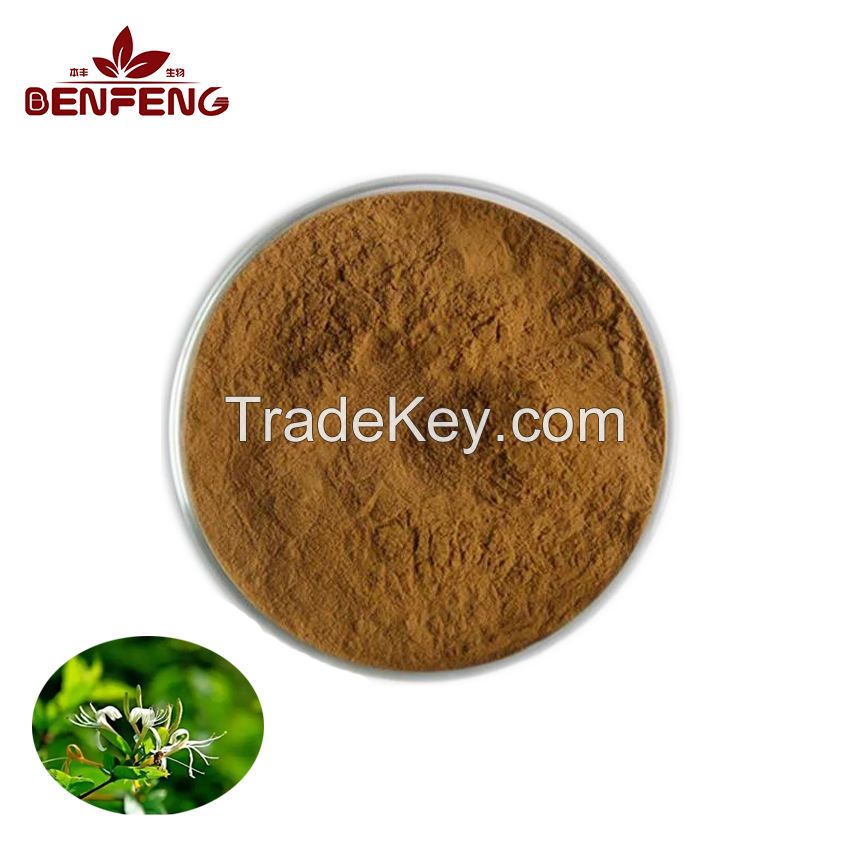Pure Natural Honeysuckle Extract Powder Herbal Plant Extract Honeysuckle Extract