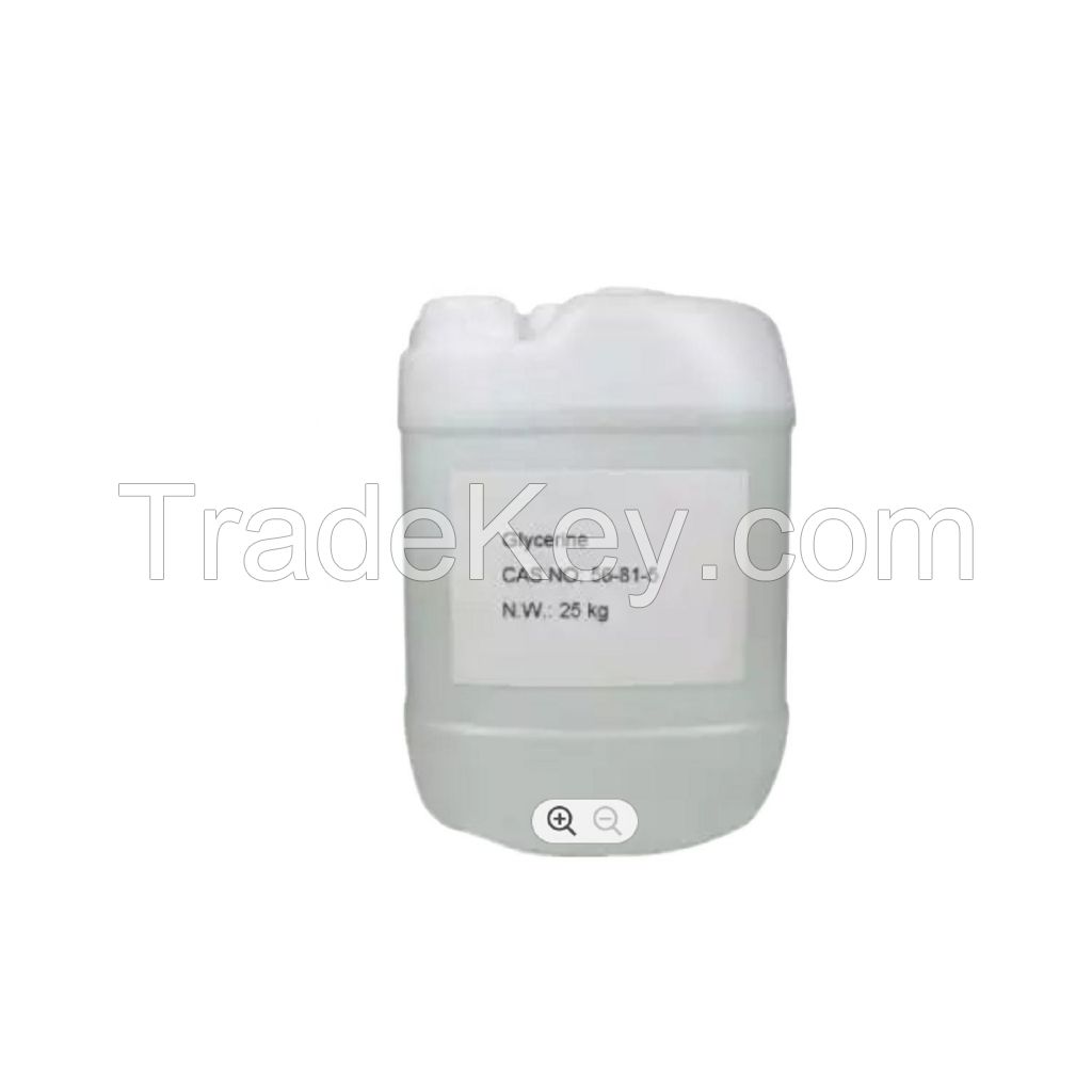 Wholesale custom private label 80% 85% 90% refined glycerine 99.5% 50kg bags 25ton 15days liquid alcohol crude glycerine