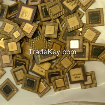 Intel 486 and 386 CPU Ceramic processors Scrap - CPU Ceramic Processor Scrap For Gold Recovery