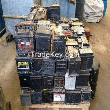 Scrap Battery Pure and Original Super Lead Acid Dry 12 V Origin Used Drained Lead Car Battery Scrap for sale Now