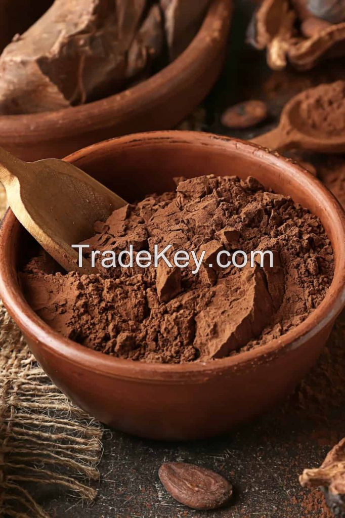 Wholesale Brown Dark Black Cocoa Powder Chocolate Natural Alkalized Cocoa Powder