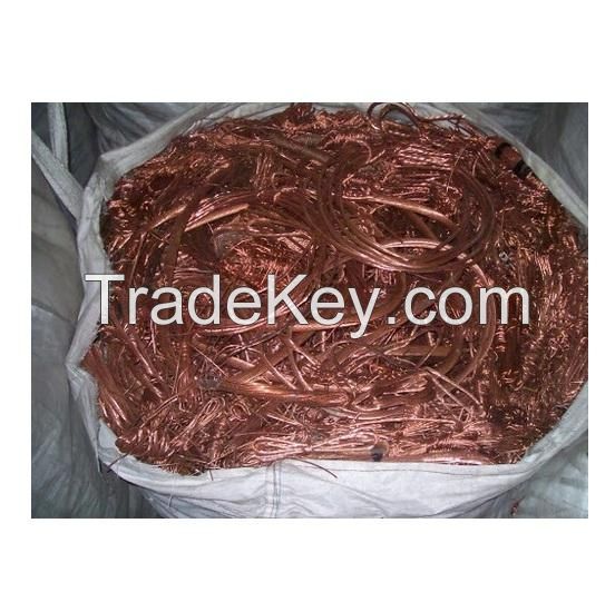 pure millbery copper copper scrap copper wire scraps 99.9%. for export