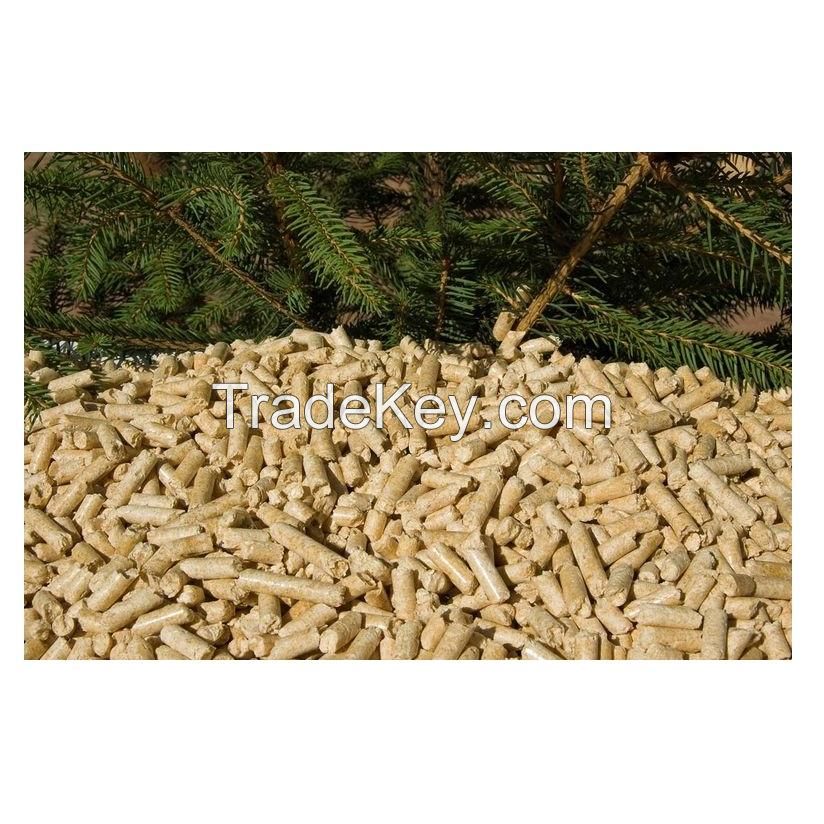 Wholesale Biomass Korean Pine Wood Pellet Fuel for Melting Aluminum & Heating Stoves, 4300-4850 Kcal/Kg