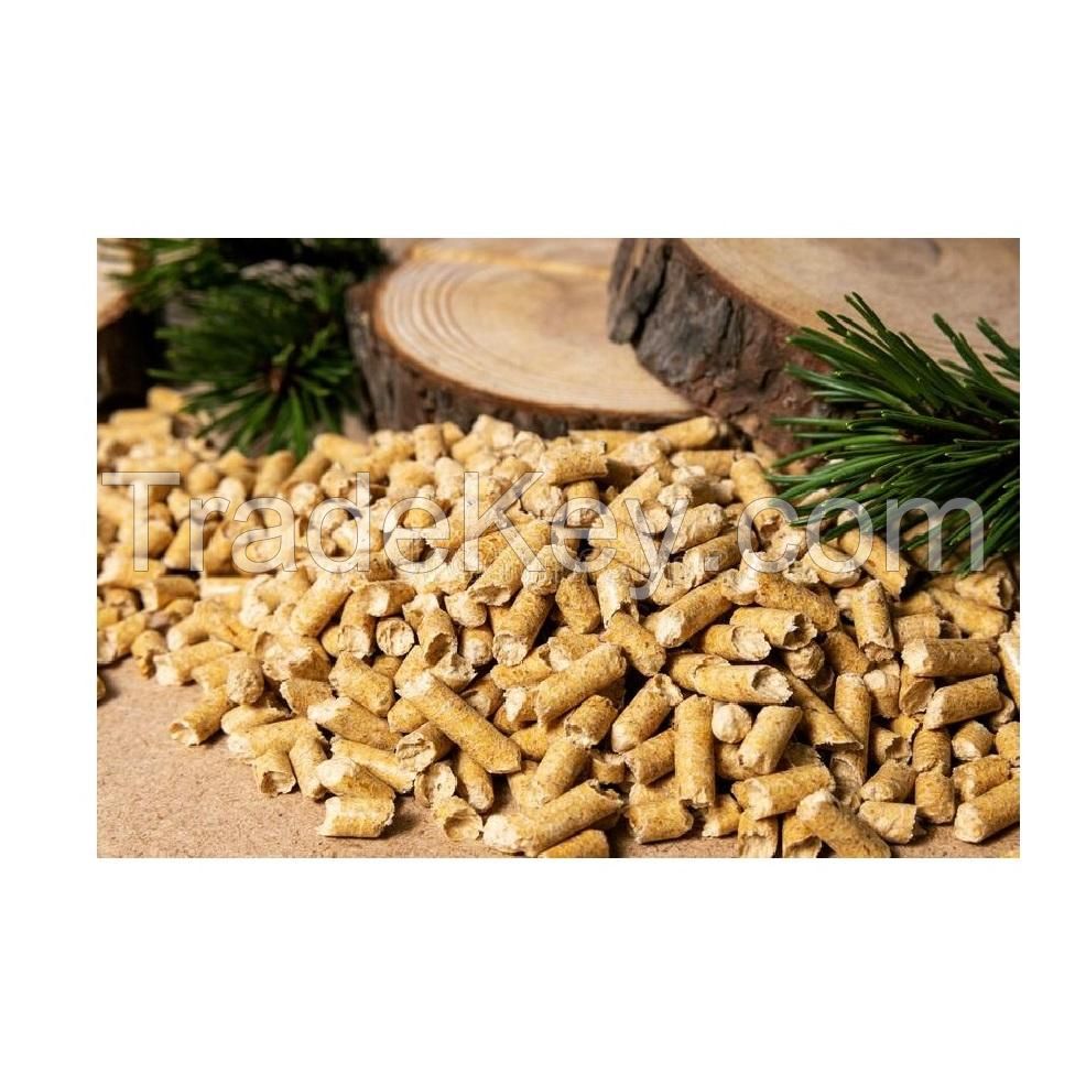 Bulk Supply Wholesale Price Top Quality Pine & Fir Wood Pellets 6mm (Wood Pellets in 15kg Bags) Available For Sale