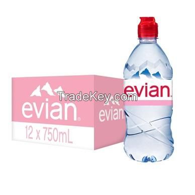 Evian 75CL PET French bulk bottle mineral water