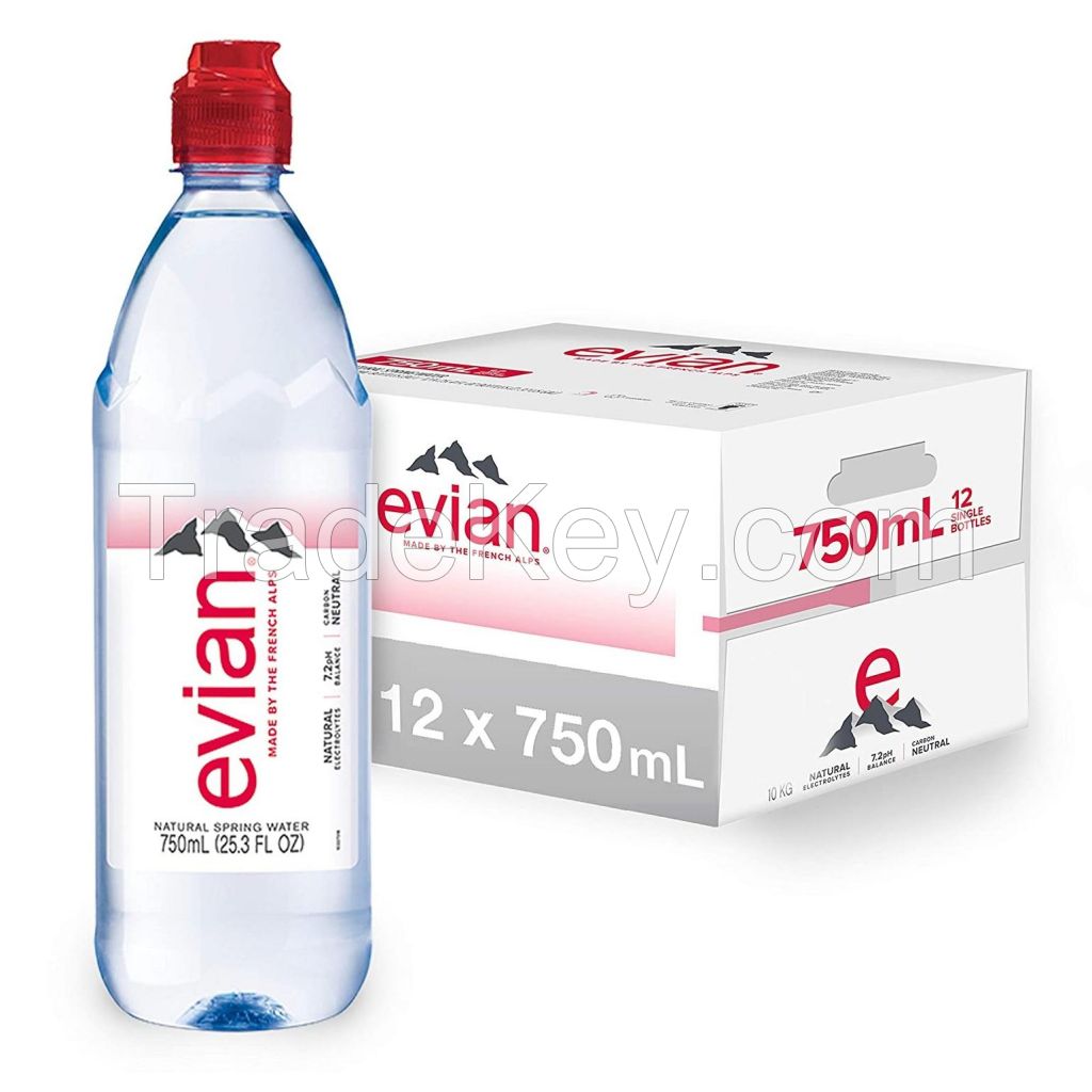 Evian 75CL PET French bulk bottle mineral water