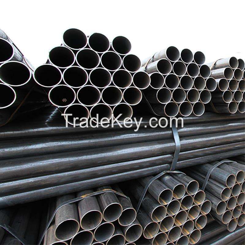 Hot Rolled ST37 ST52 1020 1045 A106B Fluid Steel Tube Carbon Welded Steel Pipe