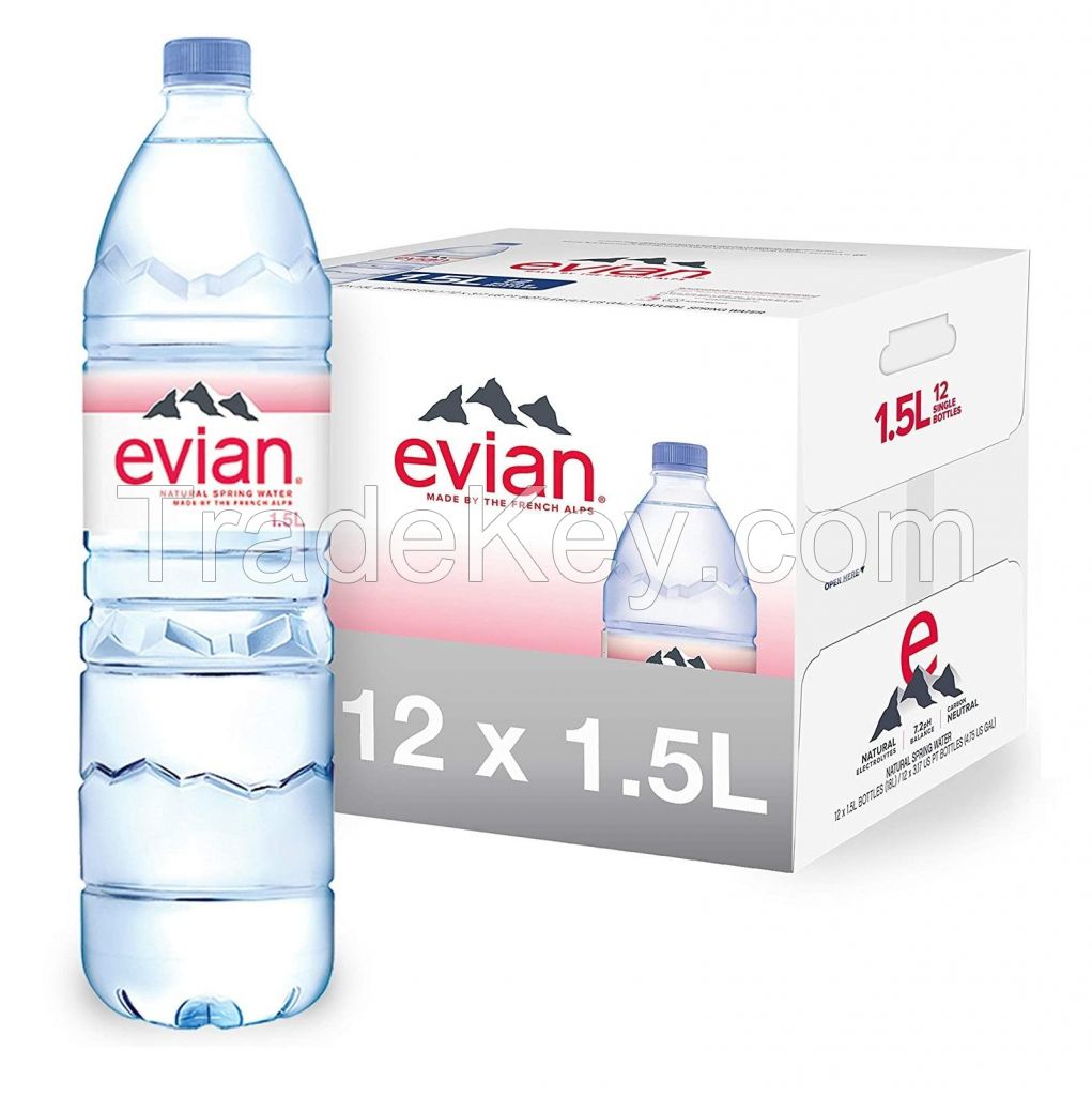 Wholesale Supplier of Evian Mineral Natural Water 330ml, 500ml, 1L, 1.5 L Bulk Quantity Ready For Export