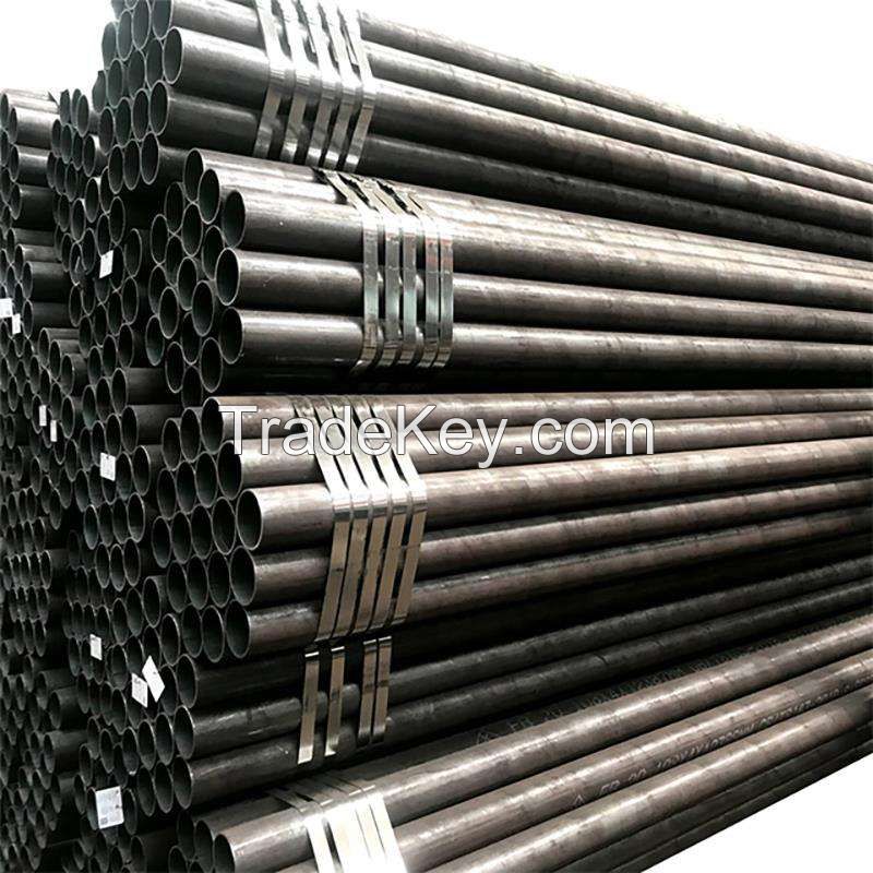 Prime quality hot rolled mild steel tubes ASTM A106/ A53 grade b schedule 40 black iron ms seamless carbon steel pipes/ tubes