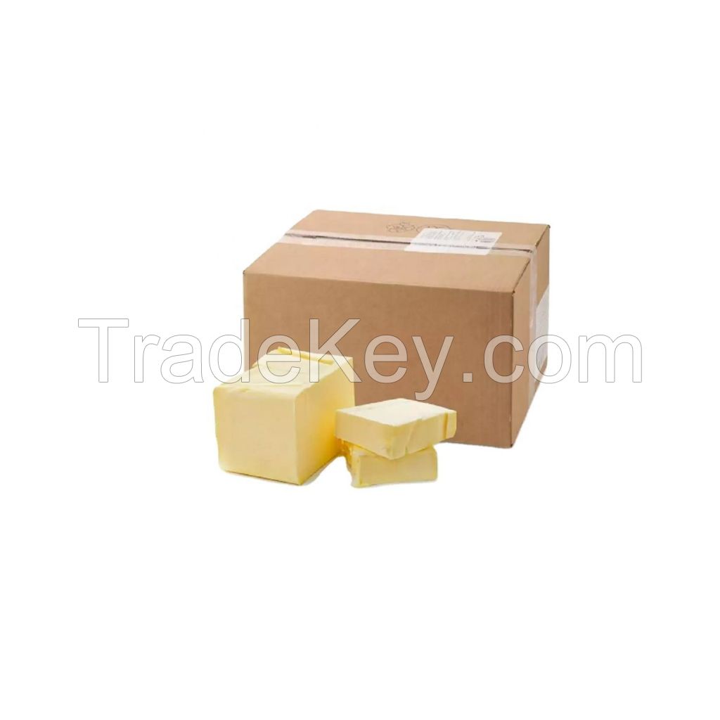 Wholesale custom private label unsalted Block cattle 24 months shelf life cream butter 82.5 % fat unsalted margarine butter