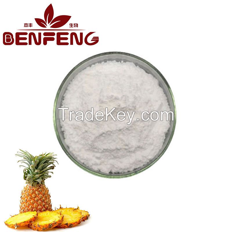 Manufacturer supply healthcare supplement CAS 9001-00-7 pineapple enzyme Bromelain Powder