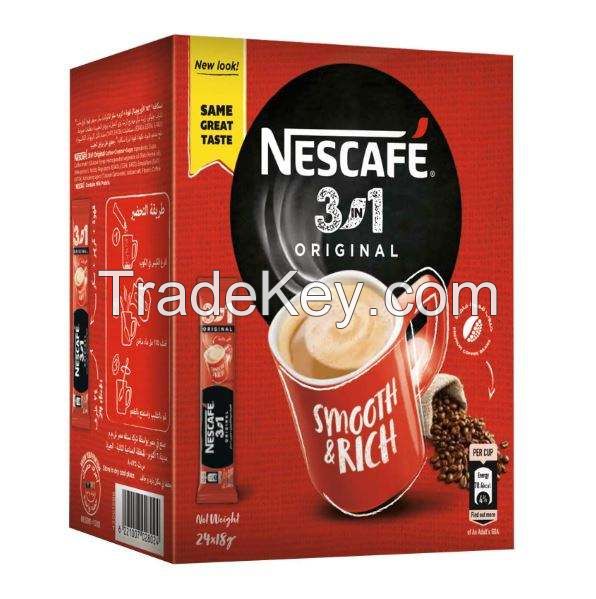 Buy Top Grade Coffee brand Products  Supply Classic Original  Nescafe Packaging Bottles capsule bags