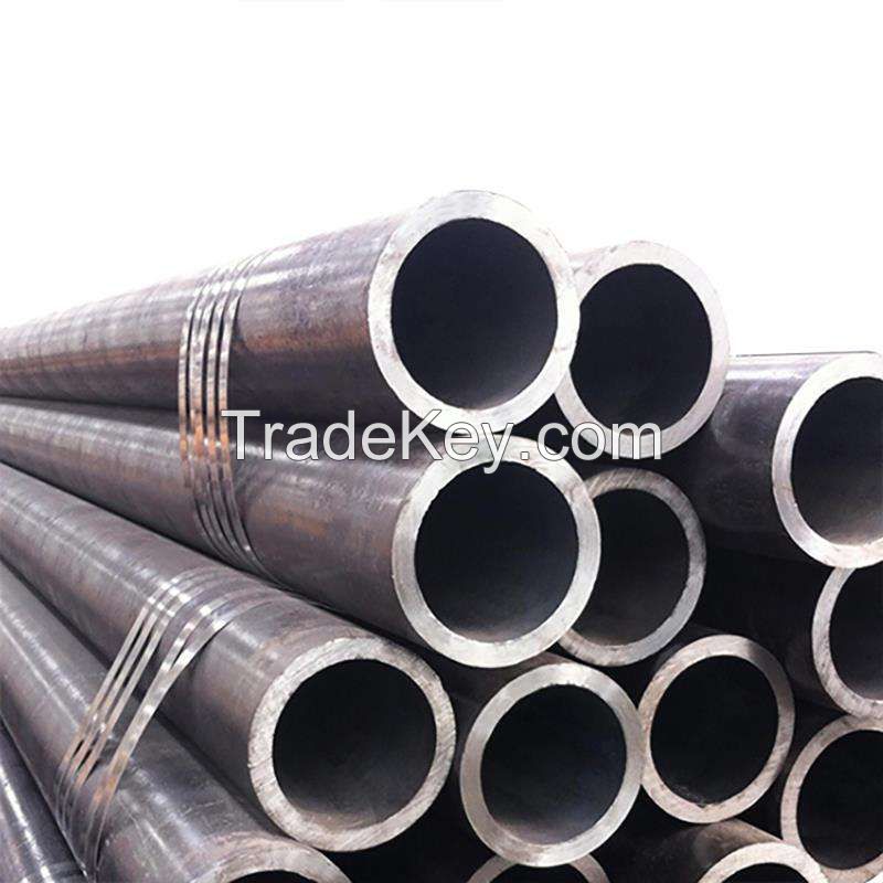 customized high quality carbon steel pipe ERW SSAW ATSM JIS factory price Black Iron Pipe Welded Steel Pipe For Building