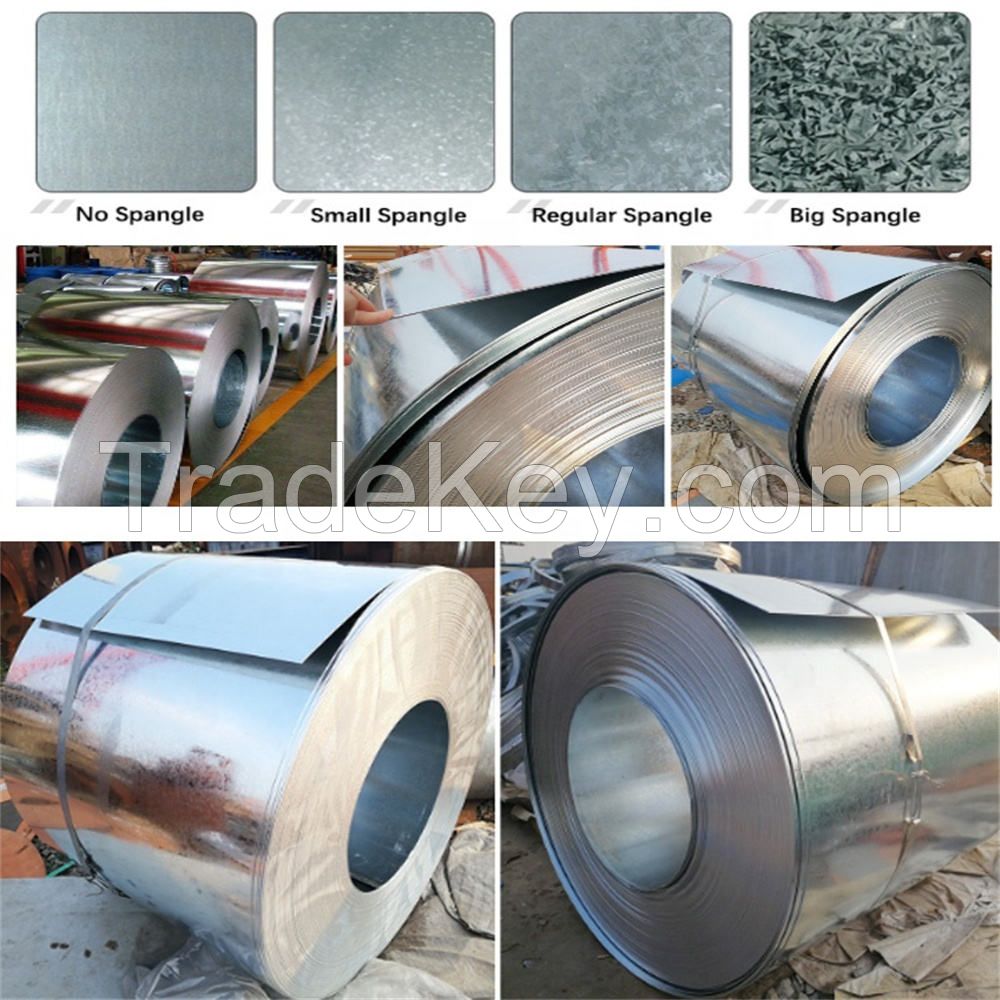 Factory Direct Selling SPCC Z100 Zinc Coating Hot Dipped Galvanized Steel Coil