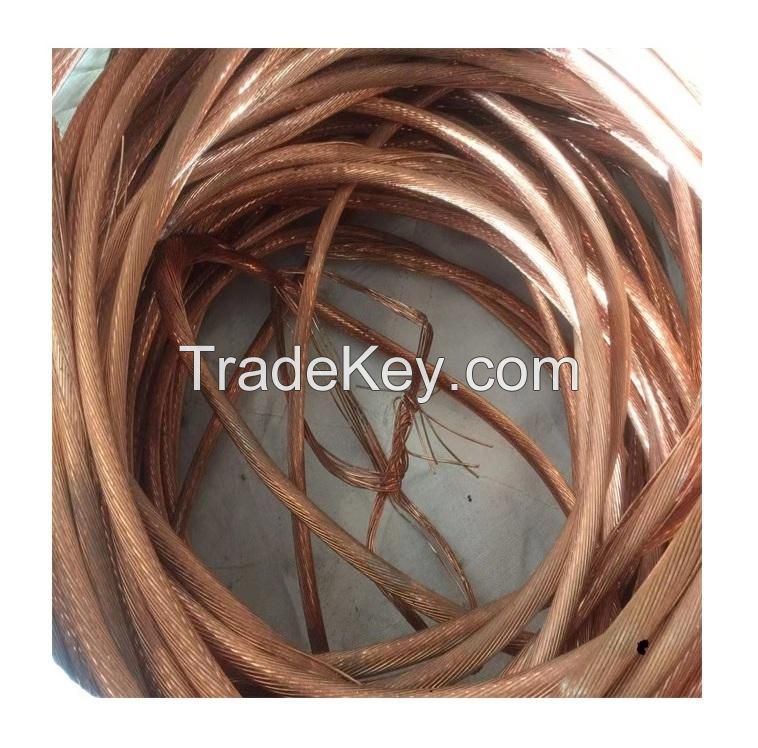 99.99% 99.97% Bare Bright Copper Wire Mill-berry Copper Cable Scrap From Factory