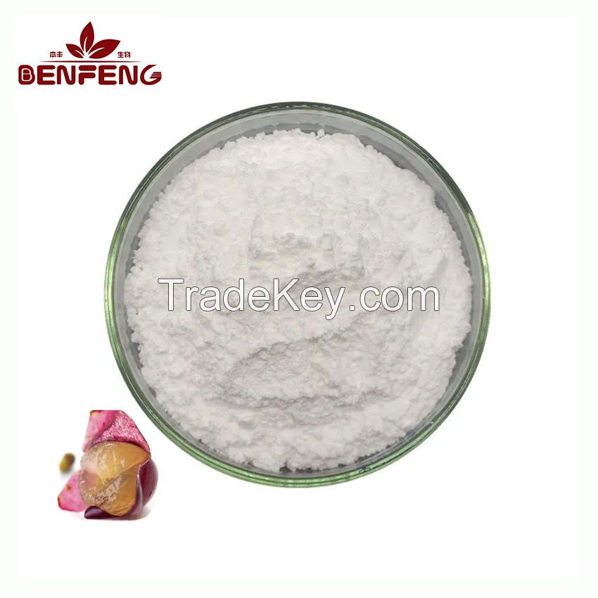 High Quality Grape Peel Extract Food Grade Antioxidants 5% 10% Resveratrol CAS 501-36-0