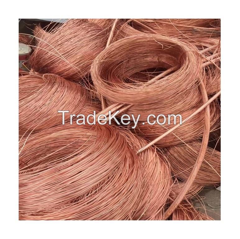 99.99% 99.97% Bare Bright Copper Wire Mill-berry Copper Cable Scrap From Factory