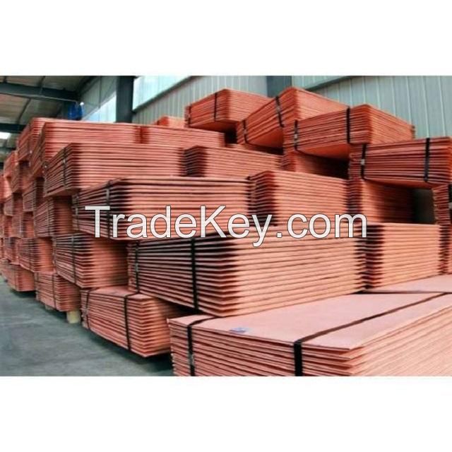 Top High Quality Electrolytic Copper Cathode 99.99/ Factory Price Cathode Copper