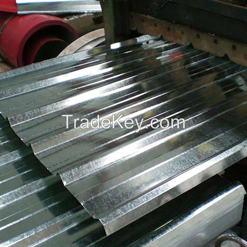 Galvanized Corrugated Roofing Sheet Aluminum Zinc Coated High-strength Steel Plate Container Plate PPGI/versatile roofing sheets