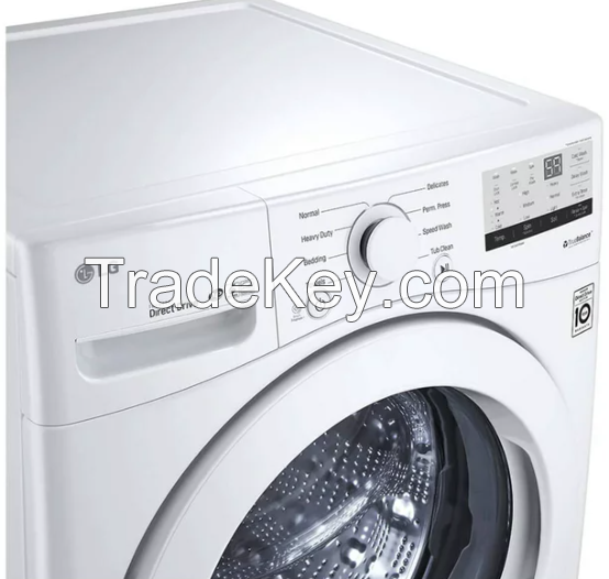 White Electric Front Load Washer