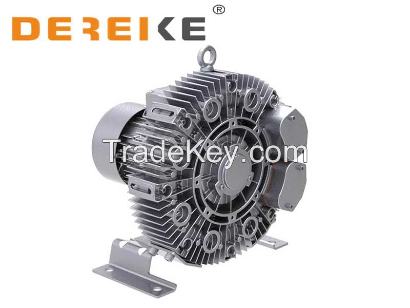 4HP Dereike Side Channel Blower Dhbt 610b 3D3 for EPS Foaming Machine