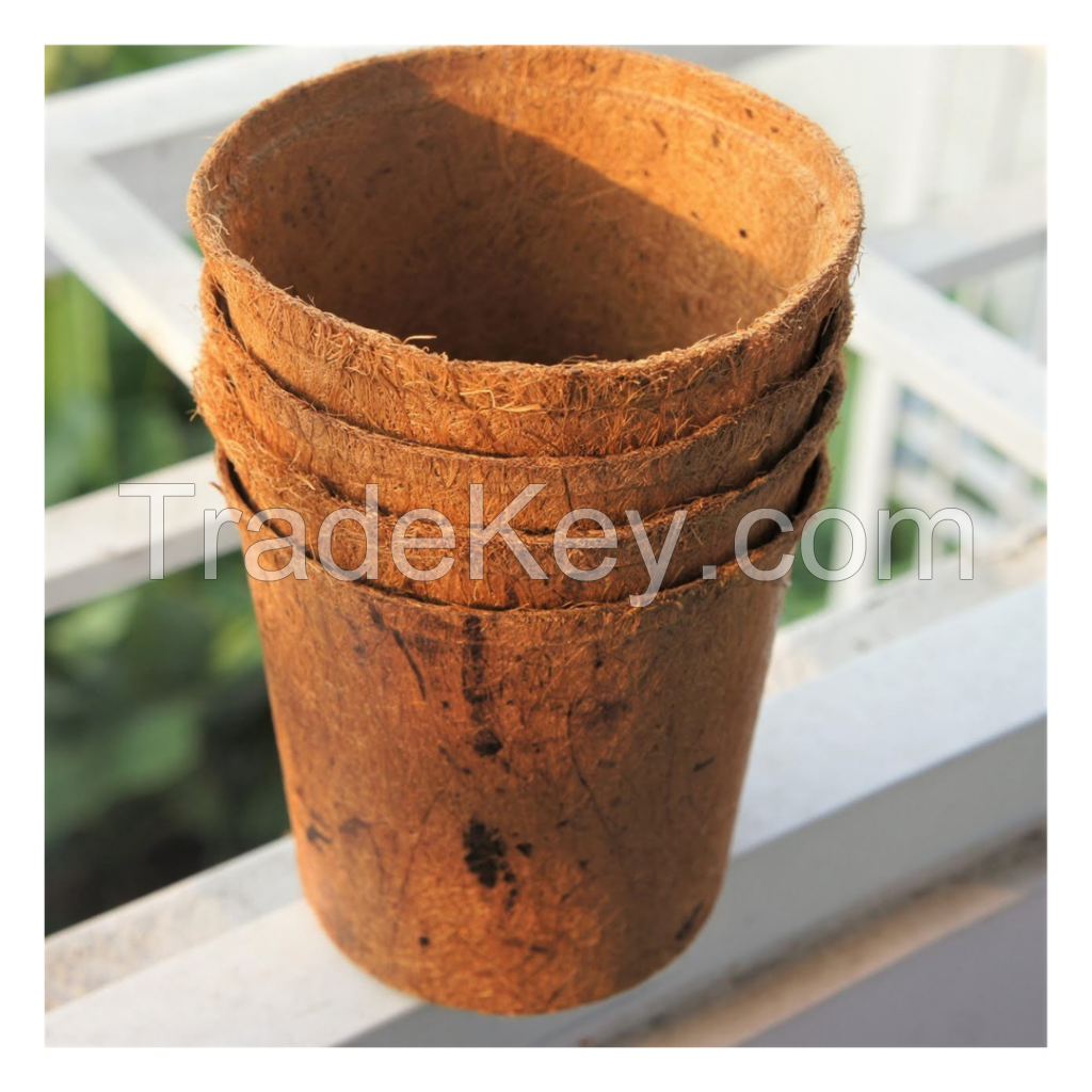 Simple and Durable Coir Pot For Planting to make our Garden Greener